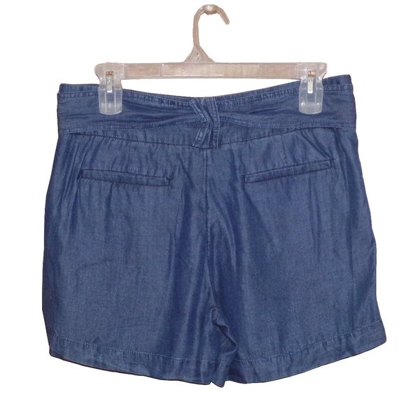 NWT Apt.9 Chambray Tie Waist Shorts - Picture 4 of 6